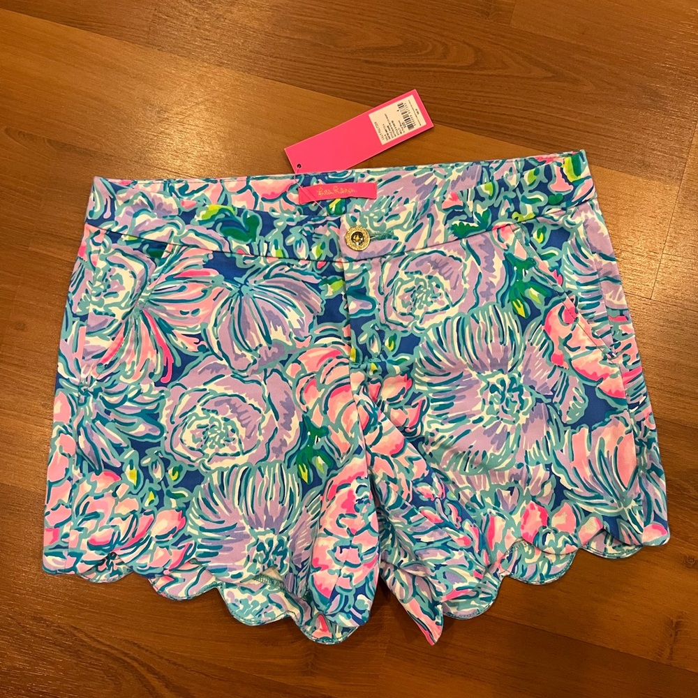 Lilly Pulitzer Buttercup Stretch Shorts - Size 4 NWT